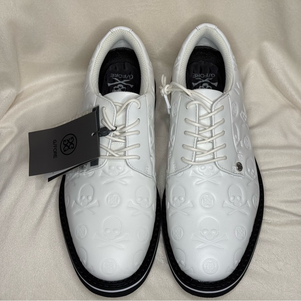 G/FORE White Men's Oxfords Debossed Gallivanter